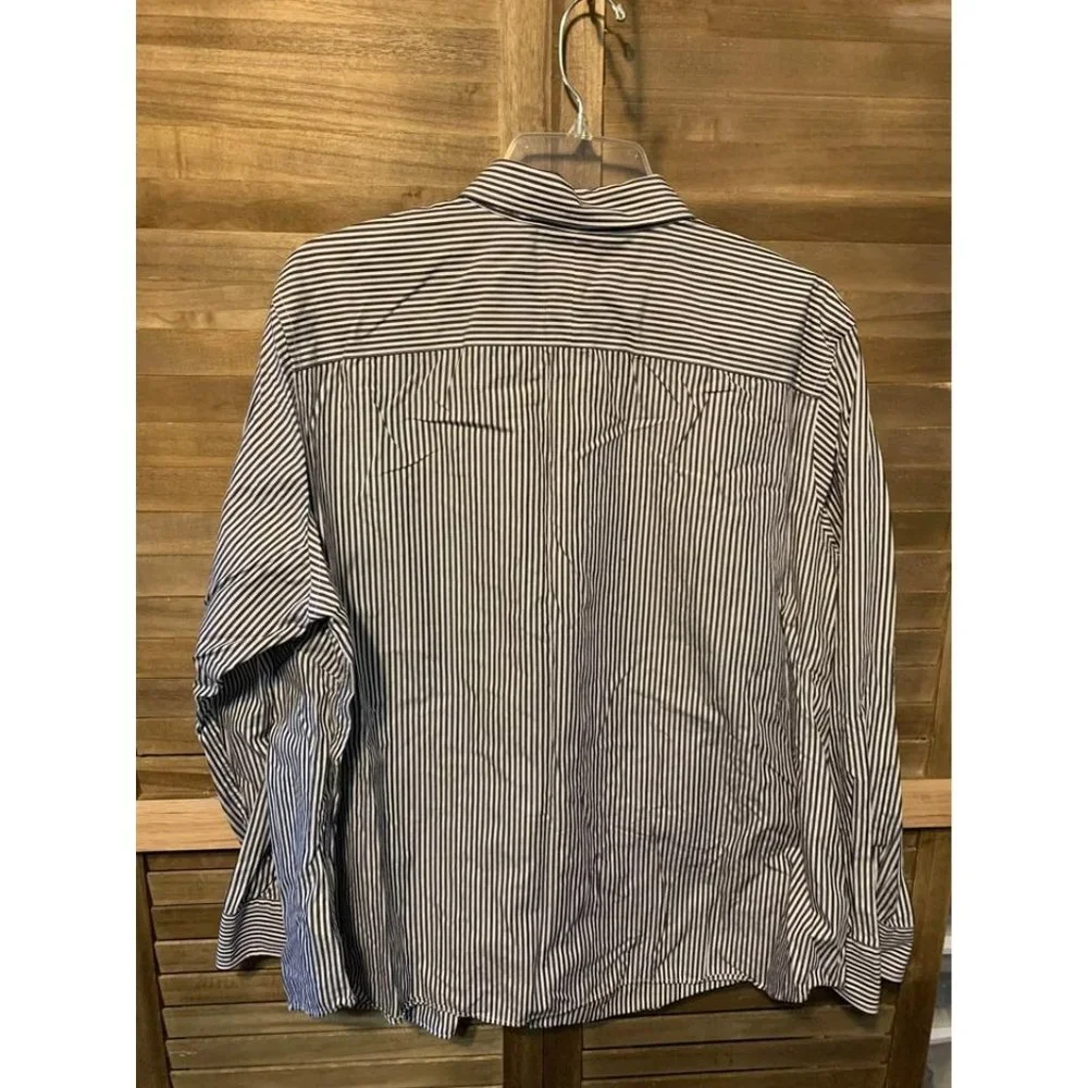 Lauren Ralph Lauren Striped Cotton Button Down Shirt Mens Size 2X - Picture 2 of 4